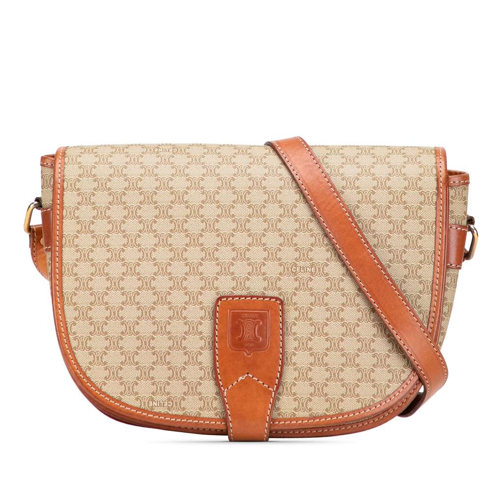 Celine Macadam Coated Canvas Crossbody