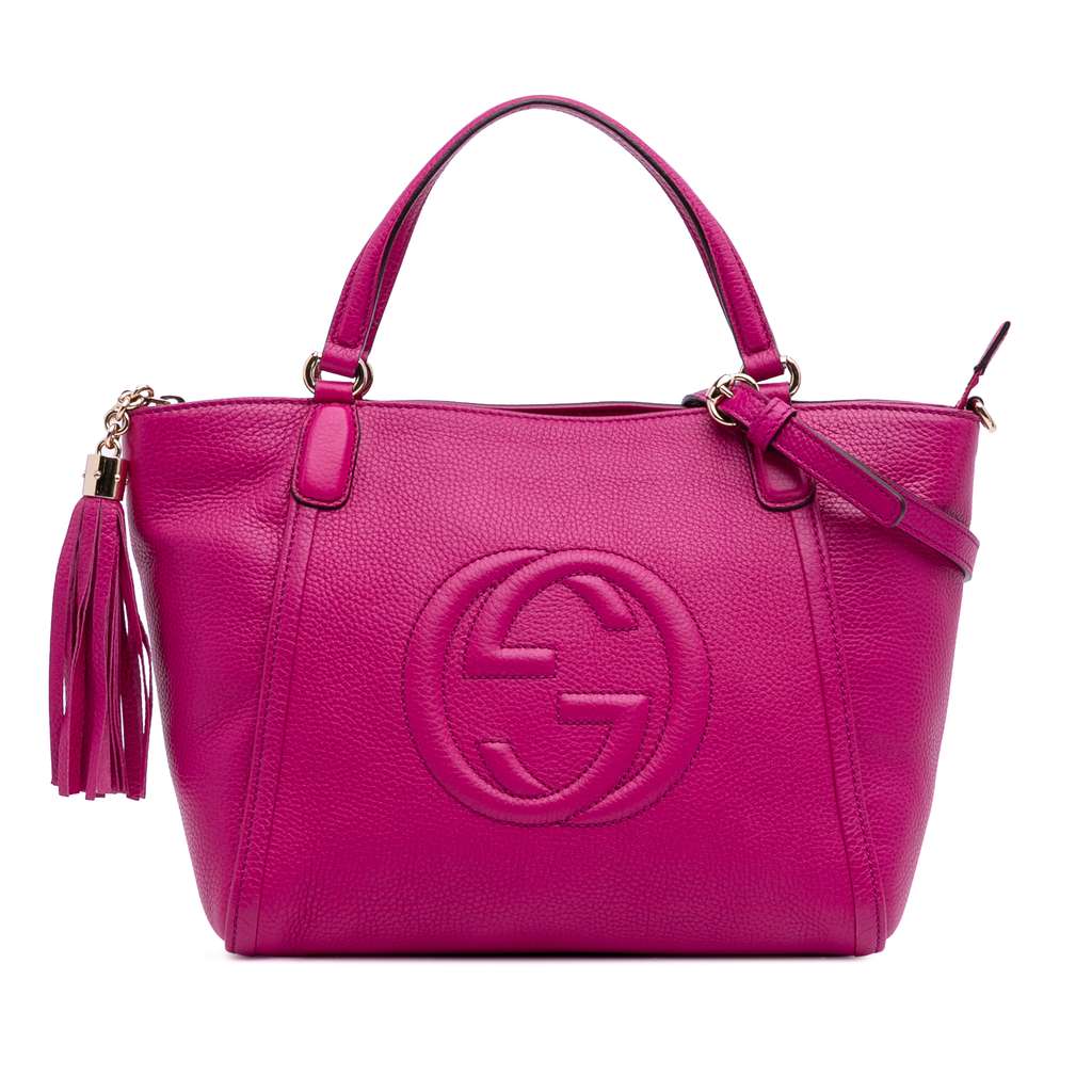 Gucci Small Leather Soho Cellarius Satchel