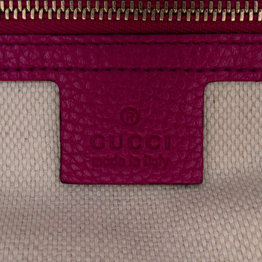 Gucci Small Leather Soho Cellarius Satchel - Side view