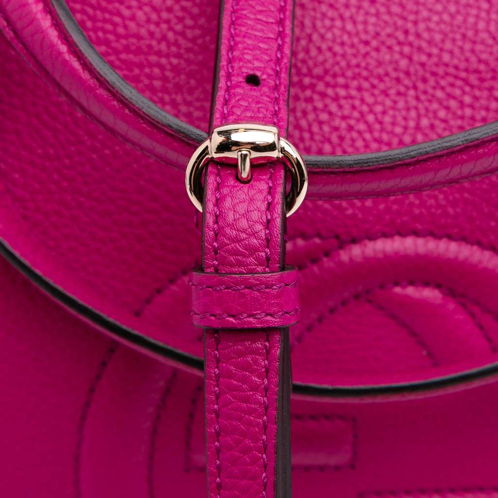 Gucci Small Leather Soho Cellarius Satchel - Image 11