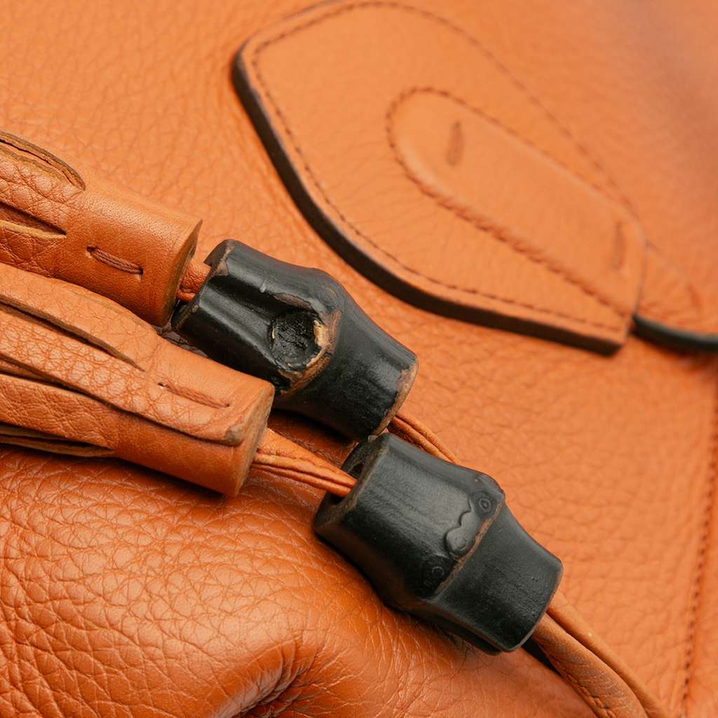 Gucci Leather Lady Tassel Top Handle Bag - Image 11