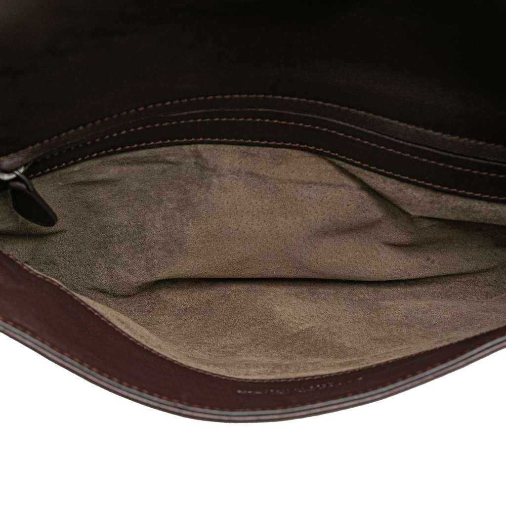 Bottega Veneta Nappa Intrecciato Fringe Flap Clutch - 4