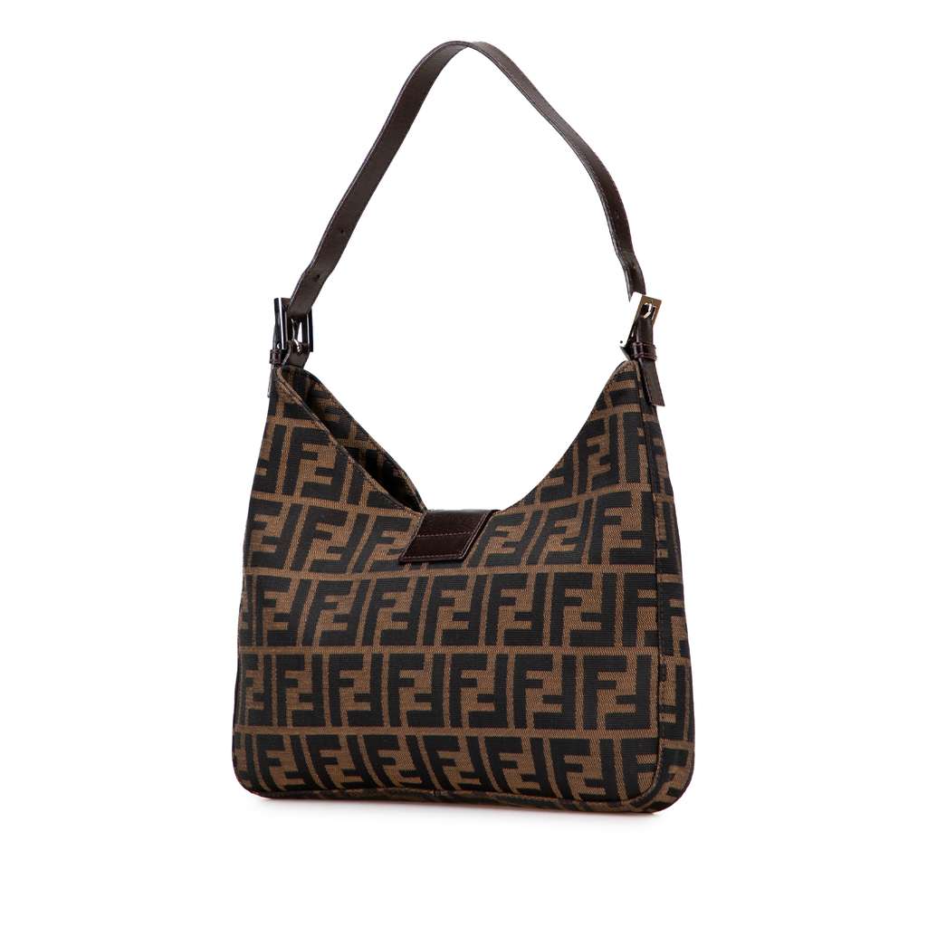 Fendi Zucca Canvas Shoulder Bag - 2