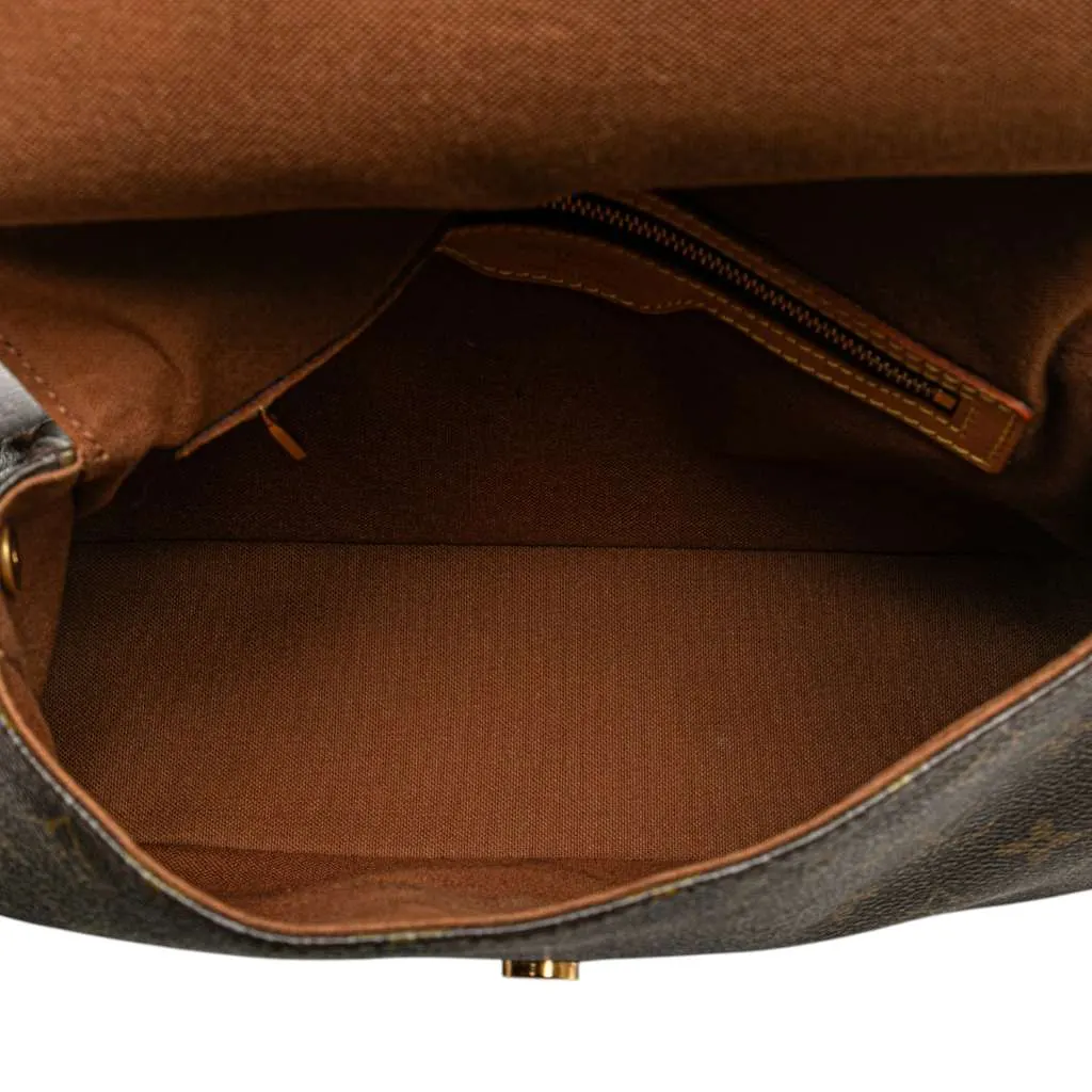 Louis Vuitton Monogram Mini Looping Brown Canvas Good - Model View