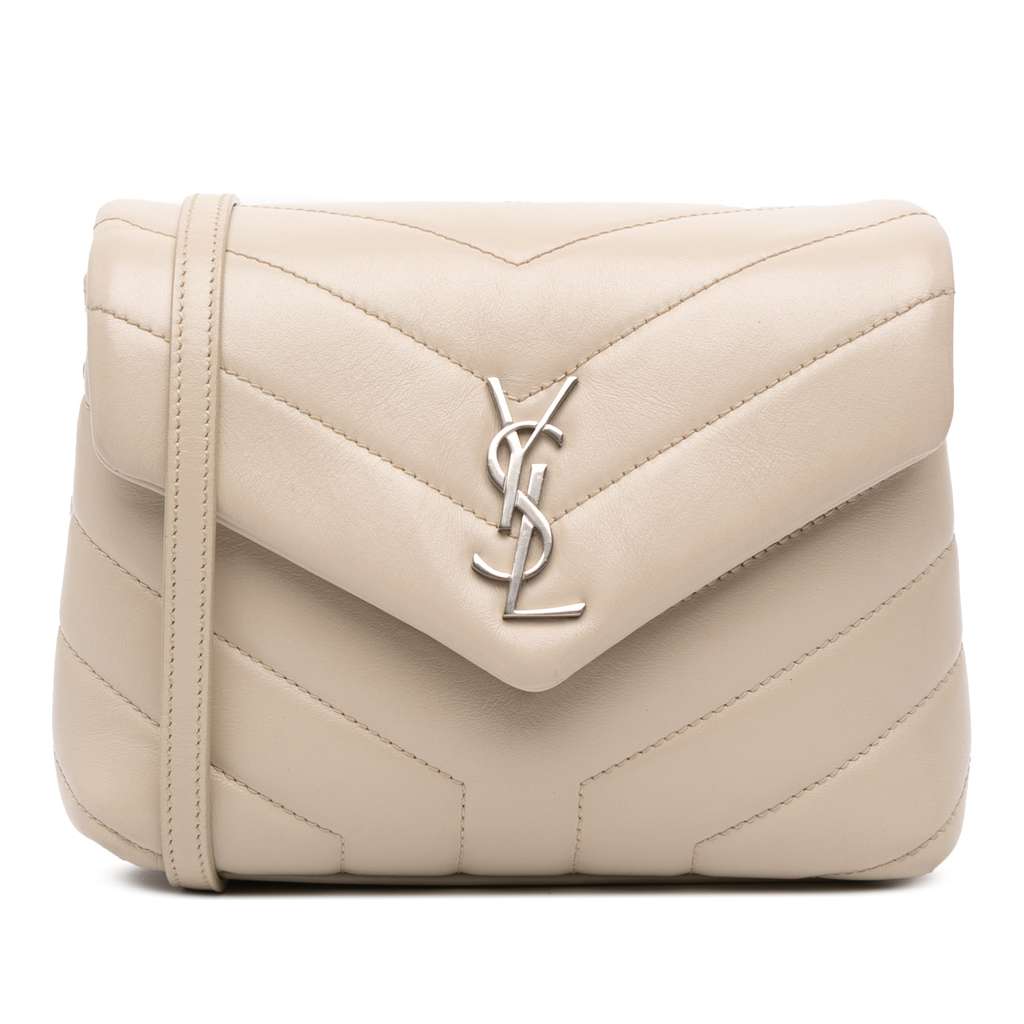 Saint Laurent Toy Matelasse Leather Monogram LouLou Crossbody