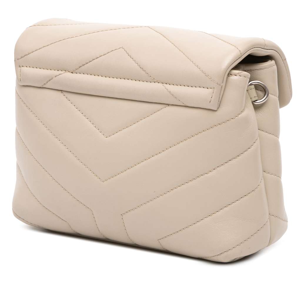 Saint Laurent Toy Matelasse Leather Monogram LouLou Crossbody - 2