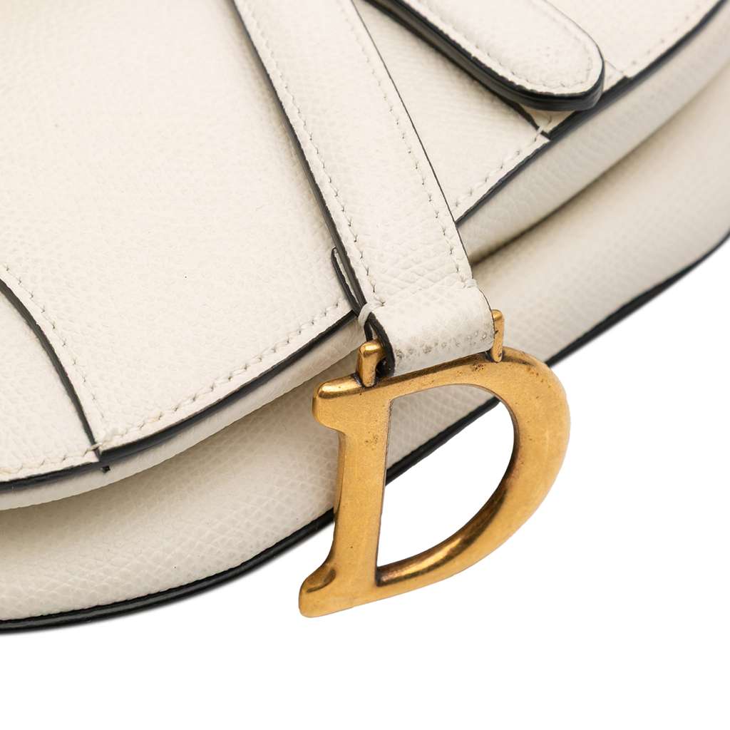 Dior Mini Grained Calfskin Saddle Bag - Detail 1