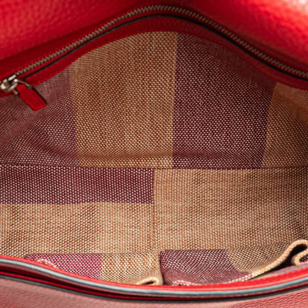 Gucci Medium Leather Bamboo Daily Crossbody - 4