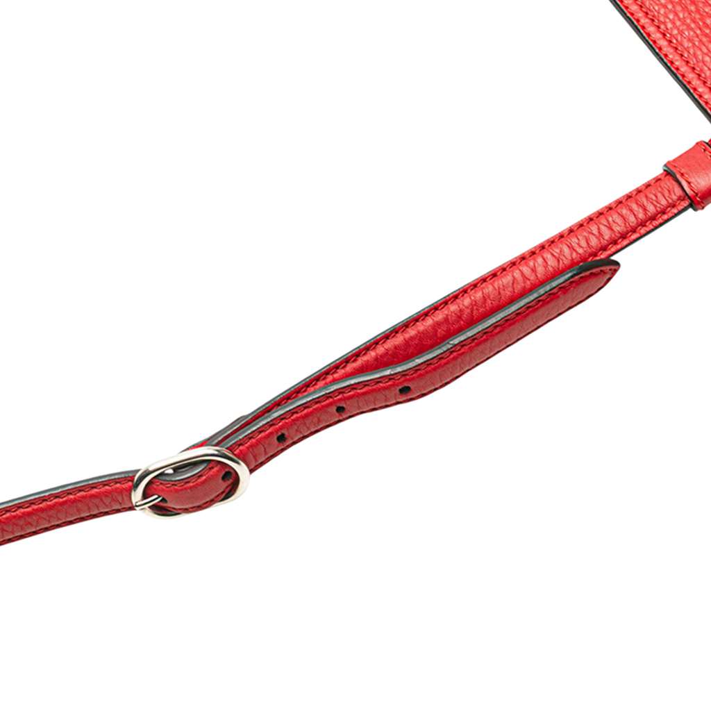 Gucci Medium Leather Bamboo Daily Crossbody - Image 10