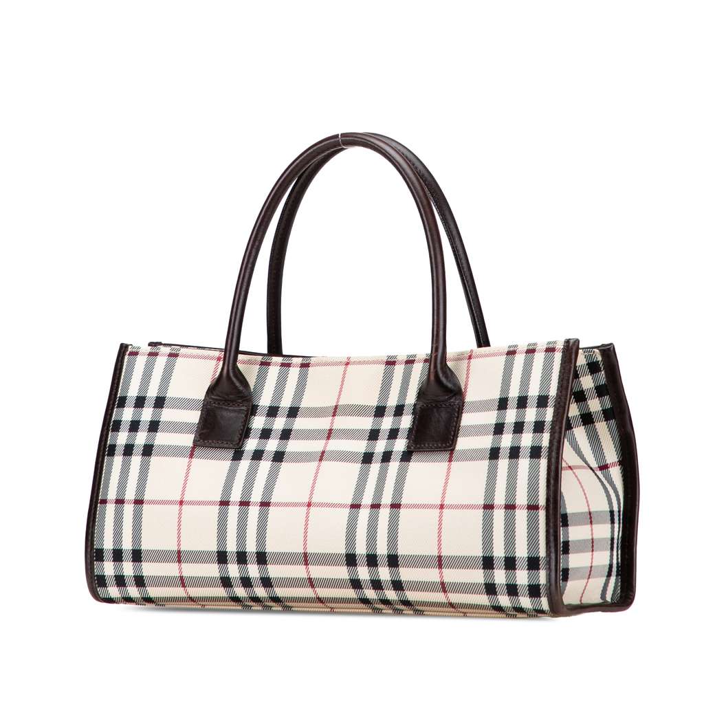 Burberry House Check Canvas Handbag - 2