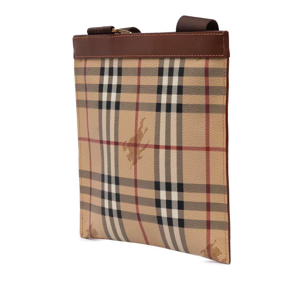 Burberry Haymarket Check Coated Canvas Crossbody - 2