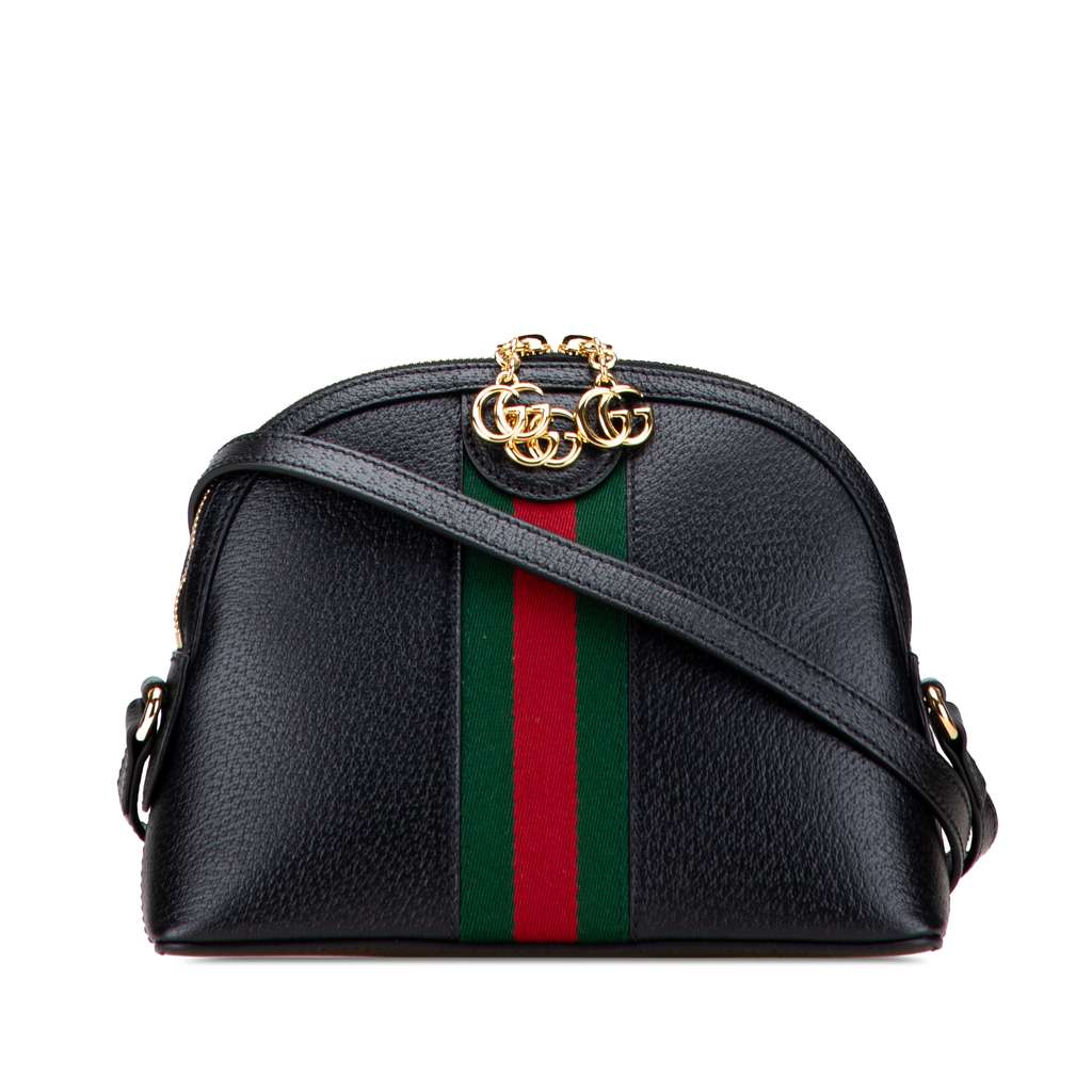 Gucci Small Calfskin Ophidia Dome Crossbody