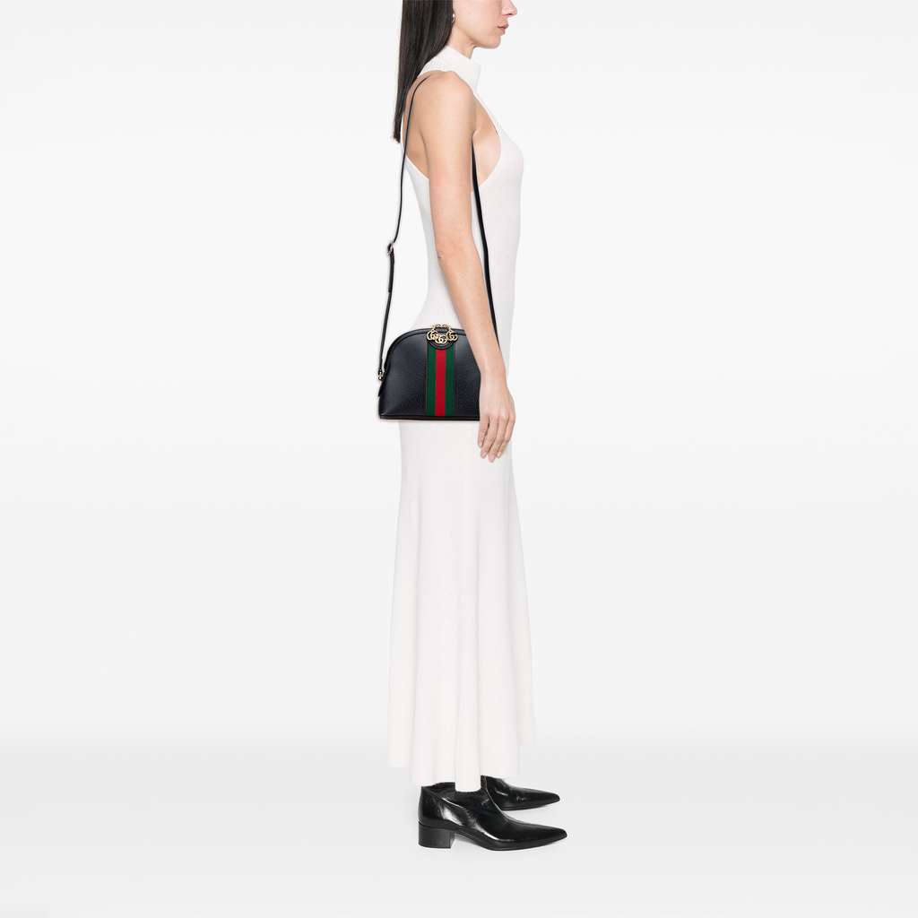 Gucci Small Calfskin Ophidia Dome Crossbody - Image 12