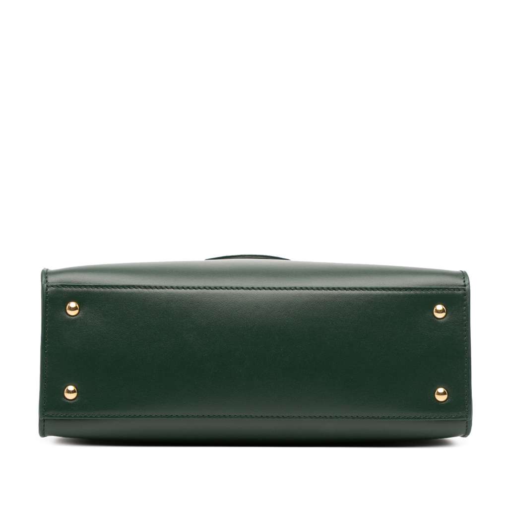 Salvatore Ferragamo Leather Gancini Thalia Flap Top Handle Bag - 3