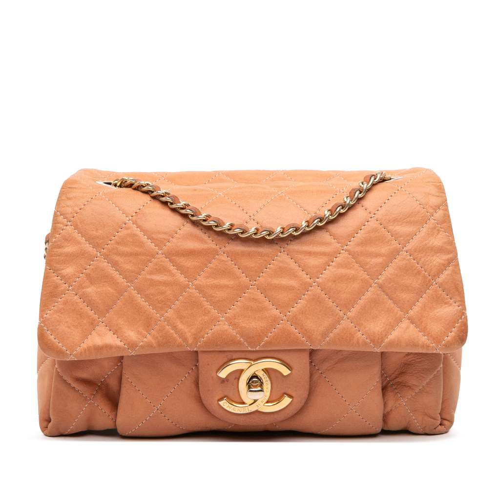 Chanel Small Aged Calfskin Chic Quilt Flap
