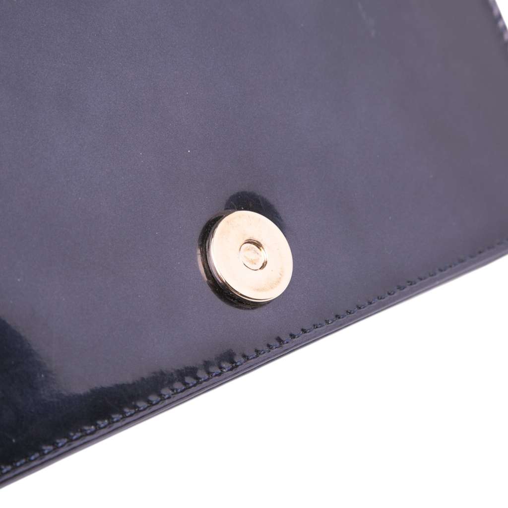 Dior Patent Microcannage Diorama Wallet on Chain - Image 10