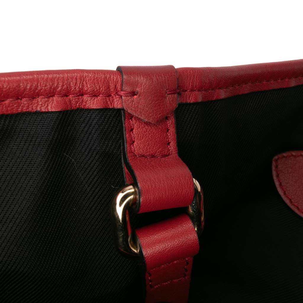 Burberry Small Haymarket Check Canvas and Leather Canterbury Tote - Image 14