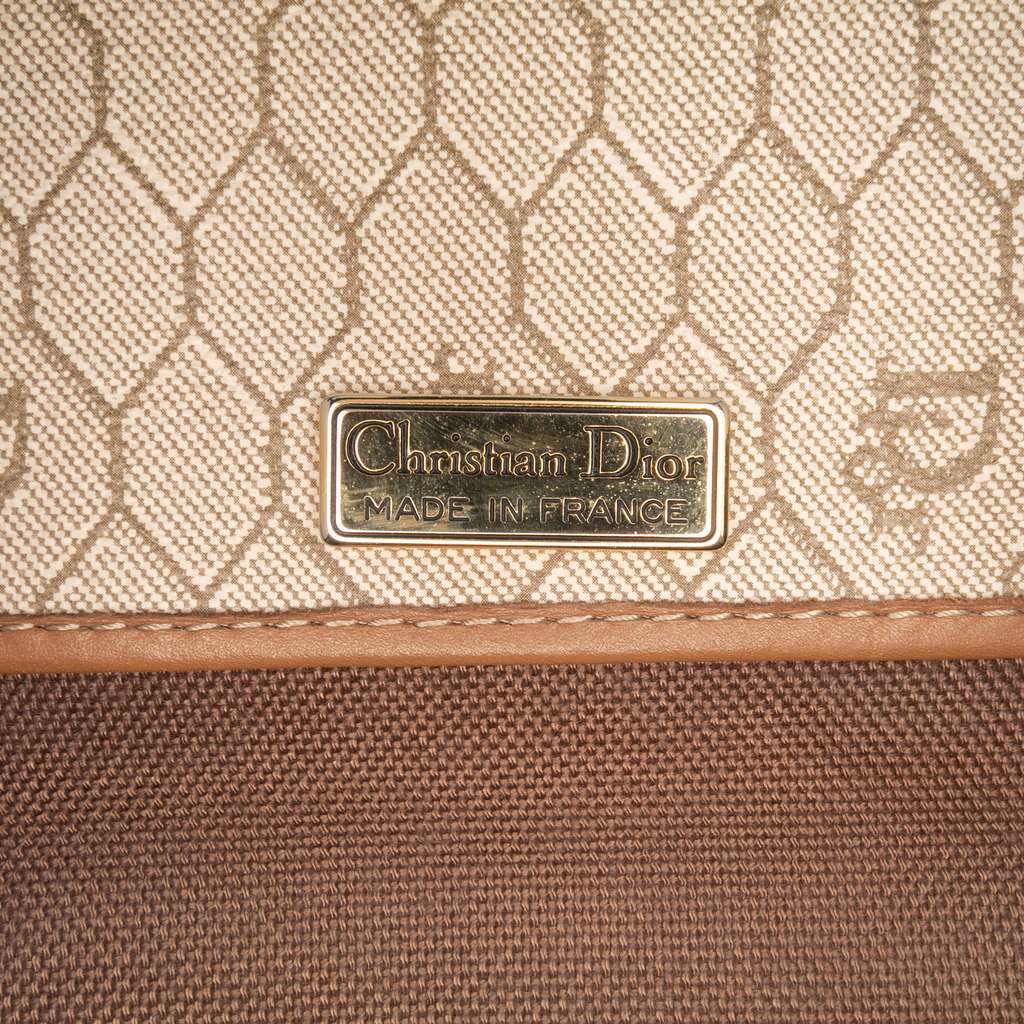 Dior Honeycomb Coated Canvas Crossbody - Side view