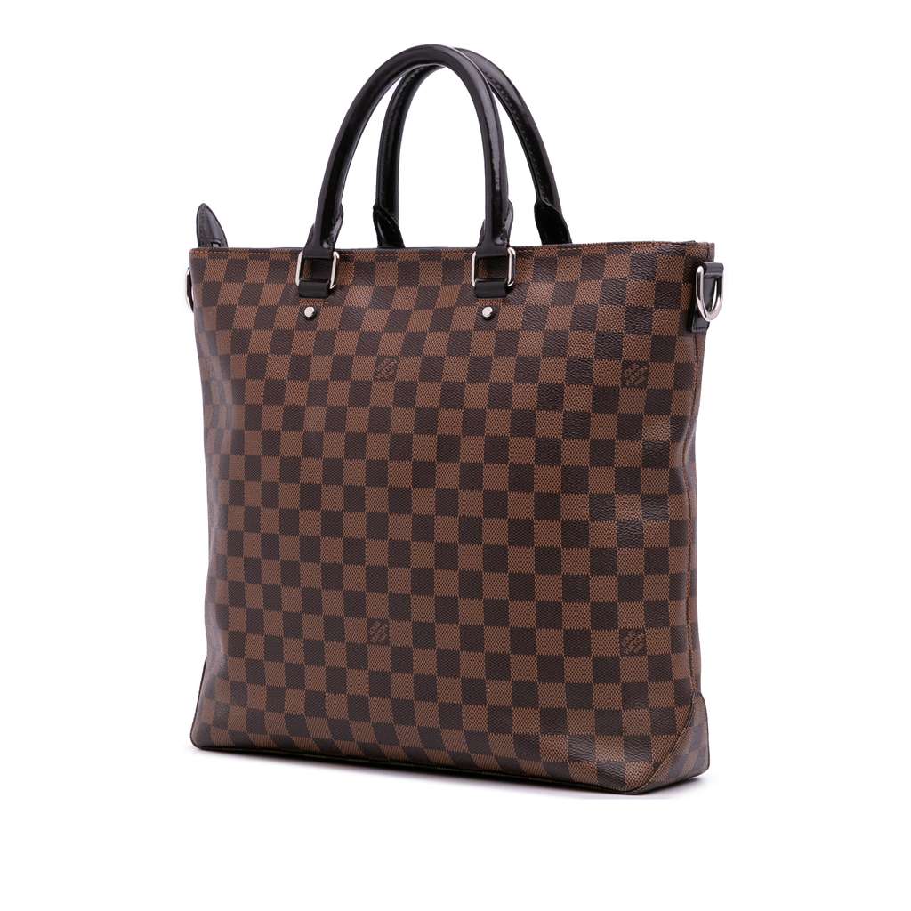 Louis Vuitton Damier Ebene Jake Tote - Back view