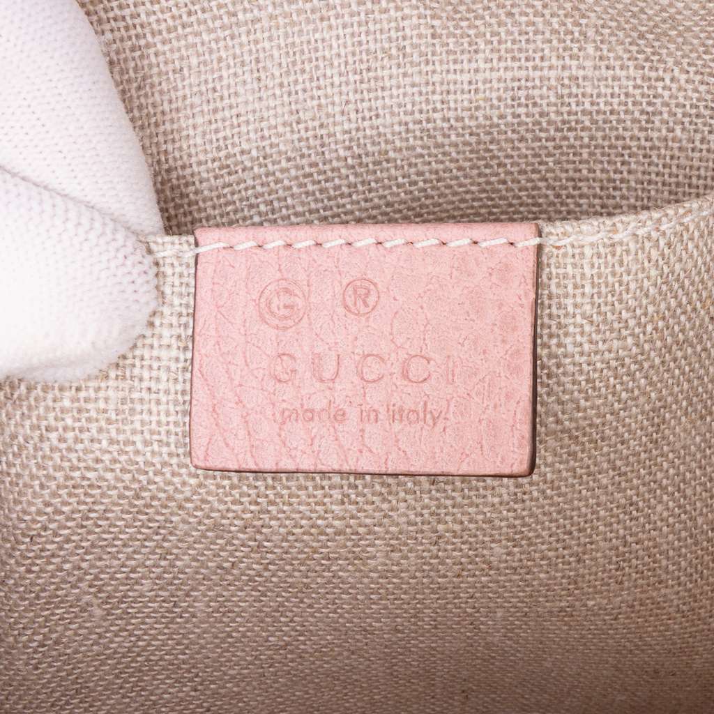 Gucci Calfskin Bamboo Clutch - Side view