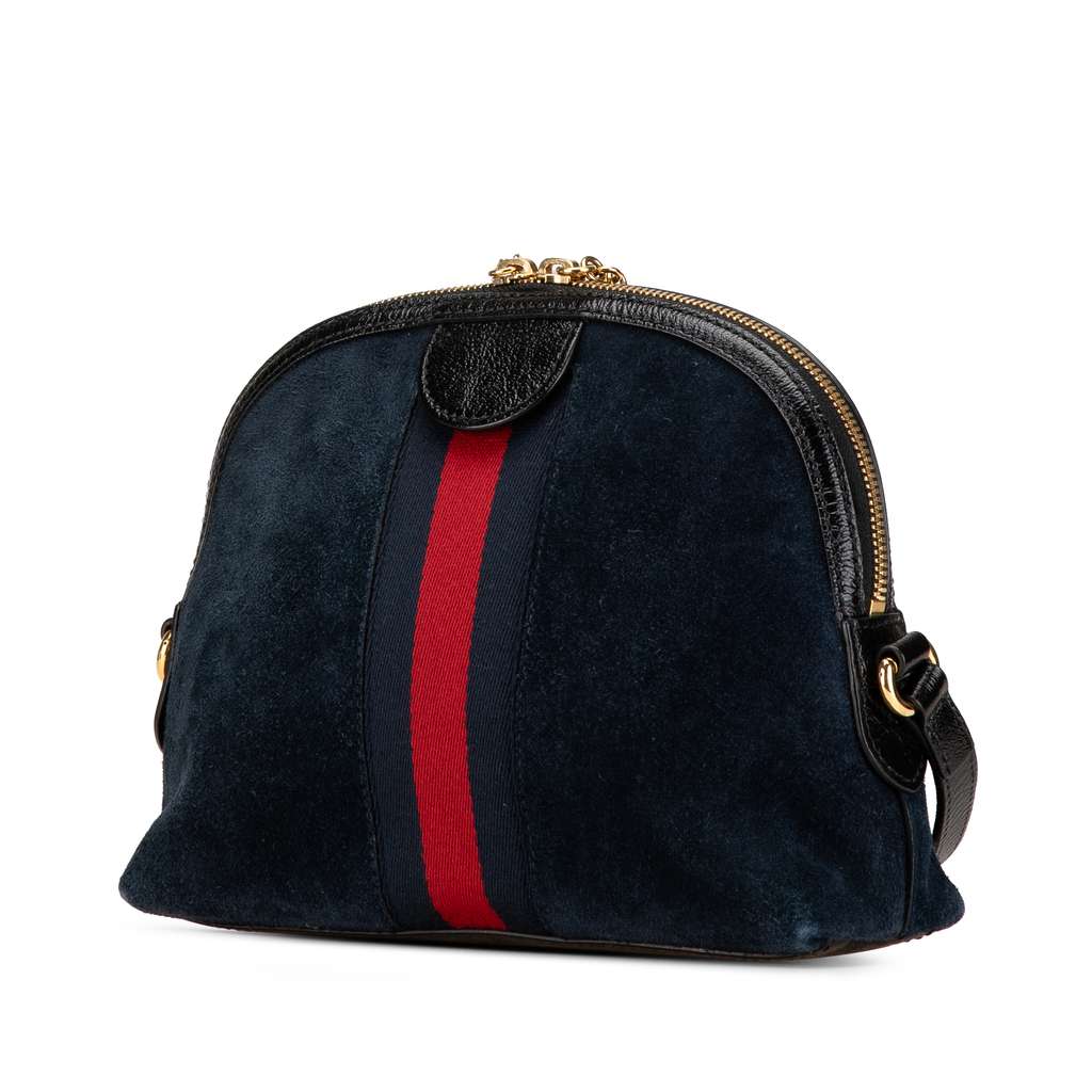Gucci Small Ophidia Suede Dome Crossbody - 2