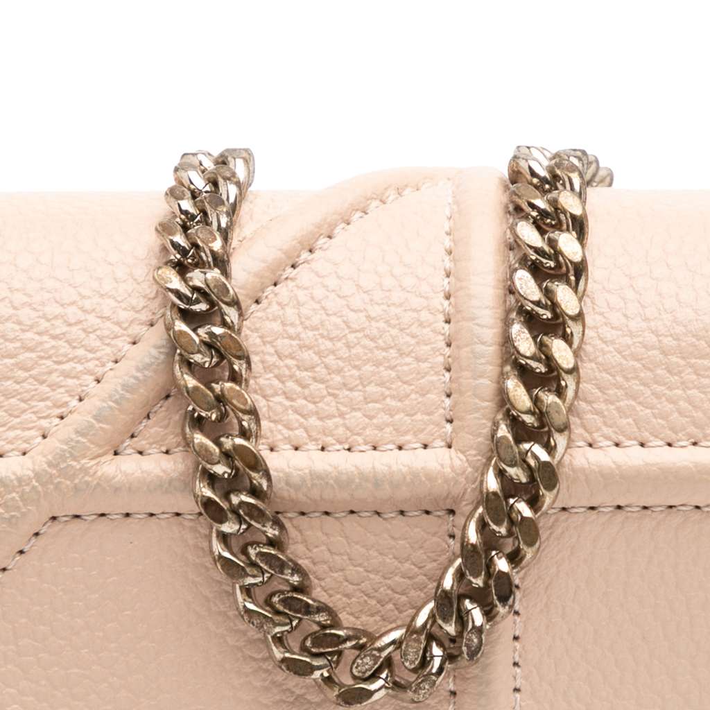 Dior Grained Calfskin Diorama Wallet on Chain - Detail 2
