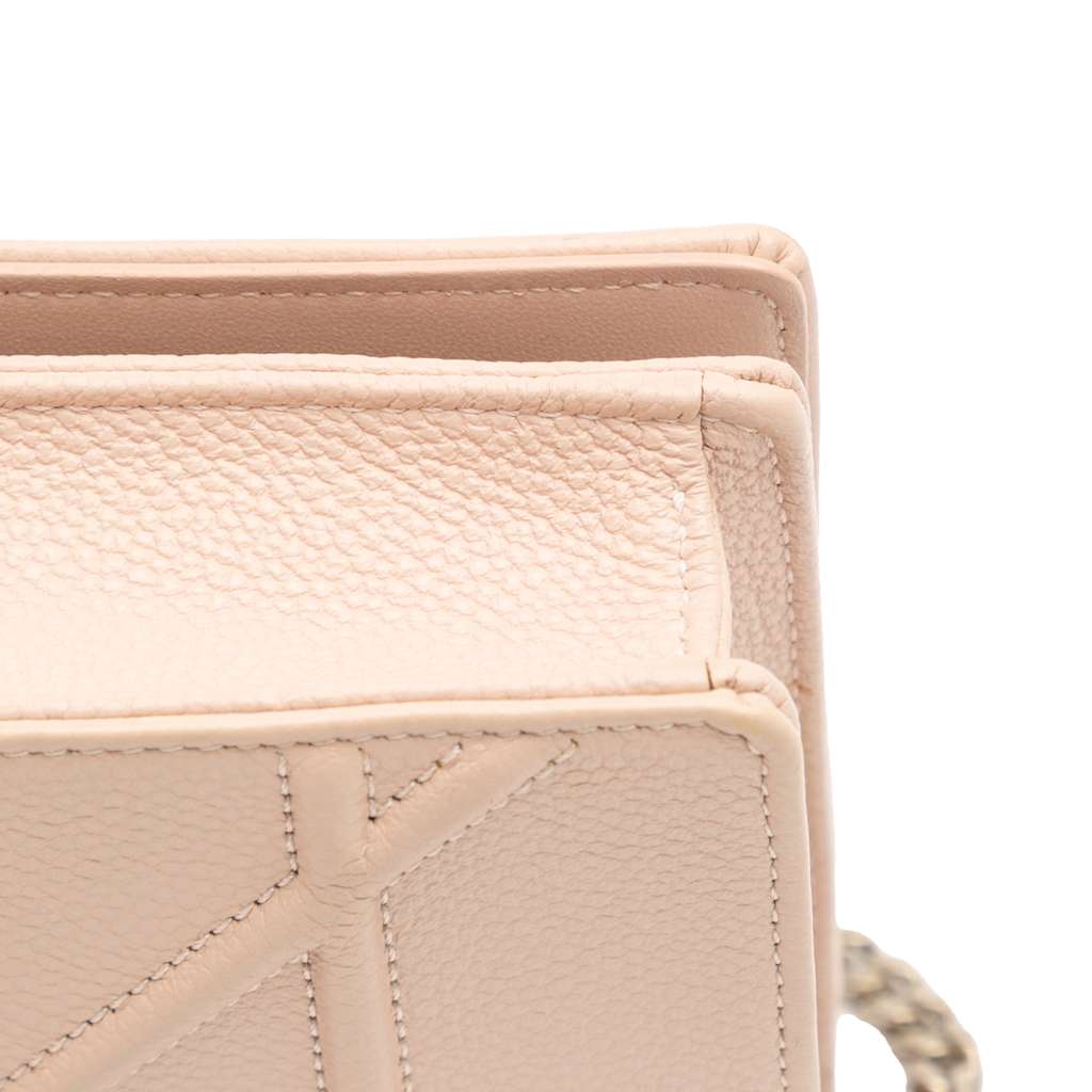 Dior Grained Calfskin Diorama Wallet on Chain - Image 12