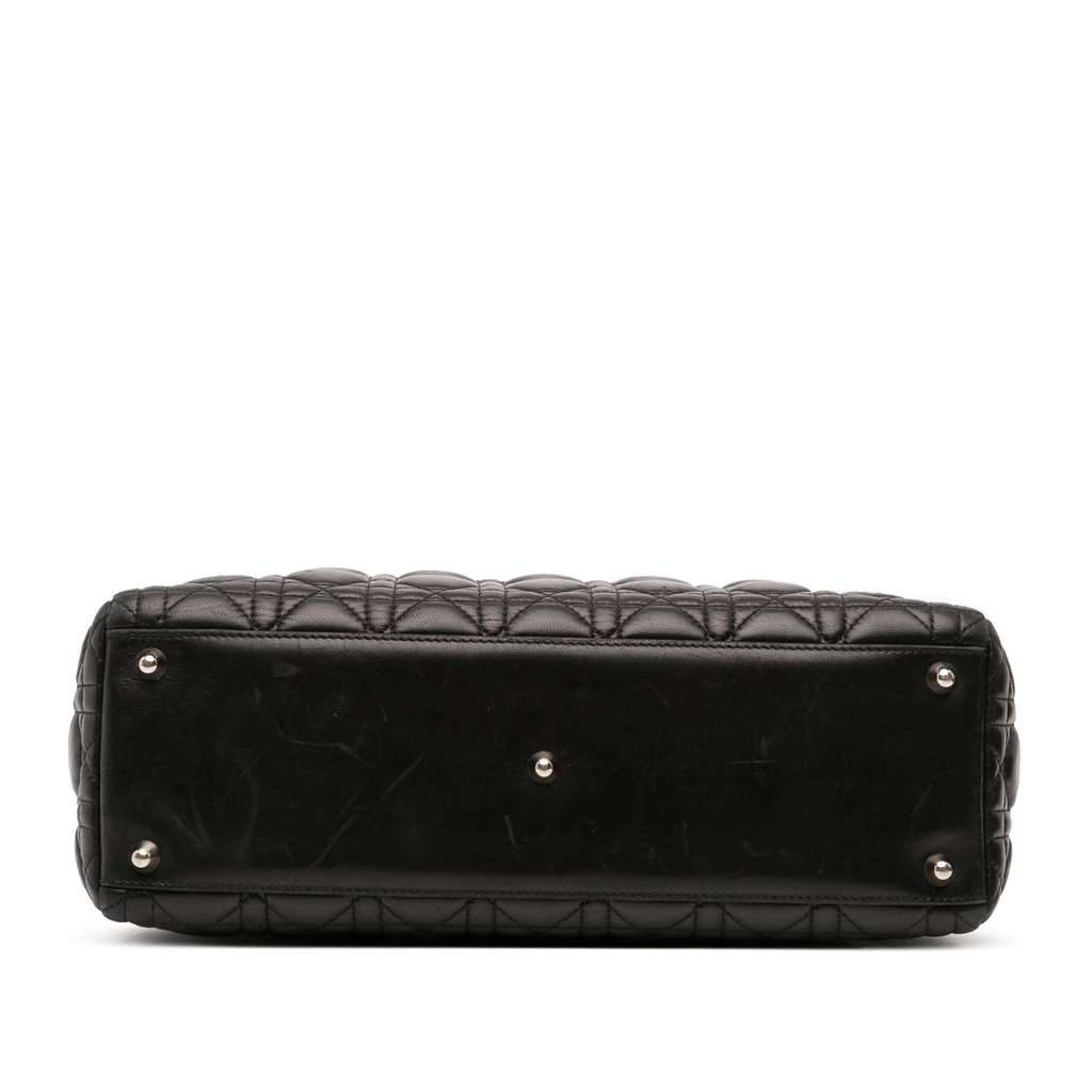 Dior Large Lambskin Cannage Lady Dior - Image 6