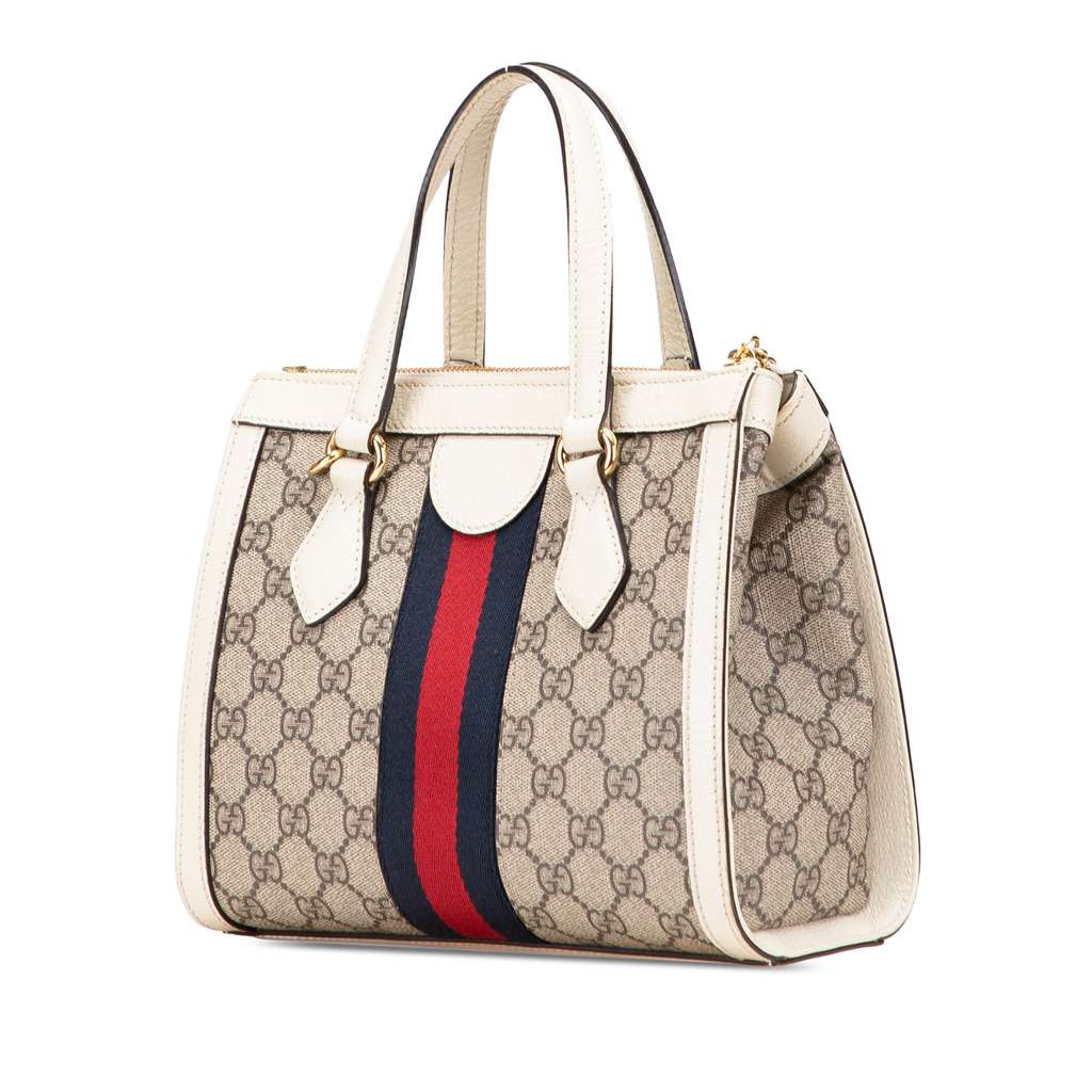 Gucci Small GG Supreme Ophidia Satchel - 2