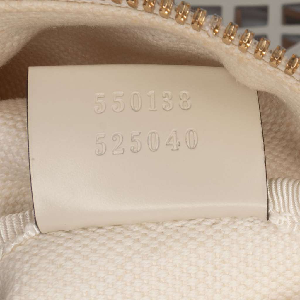 Gucci Medium Cutout Leather and Flora Canvas Traforata Flap Crossbody - Detail 1