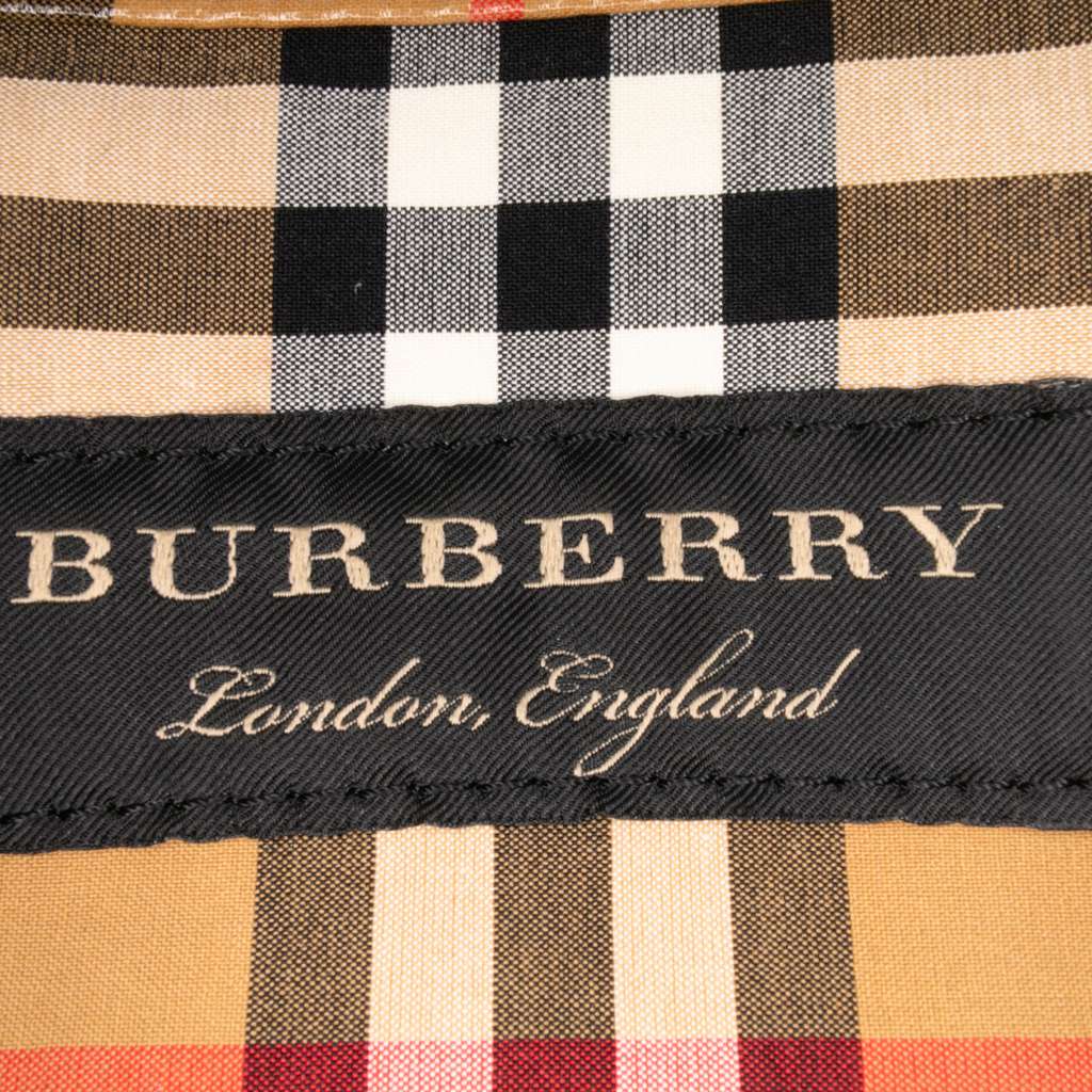 Burberry House Check Coated Canvas Tote - Side view