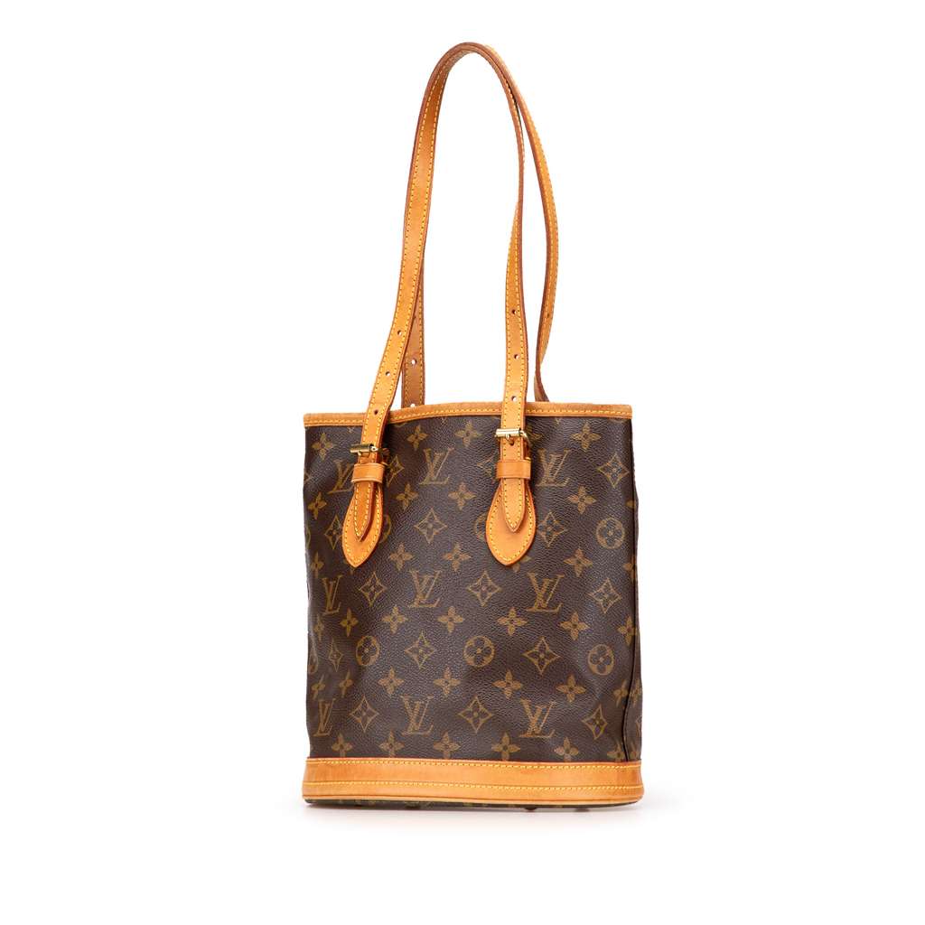 Louis Vuitton Monogram Petit Bucket - Back view