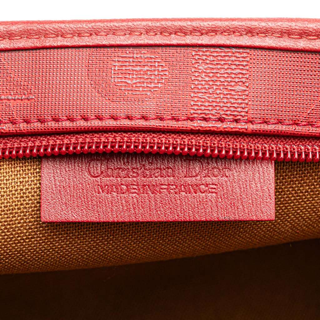 Dior Diorissimo Trotter Coated Canvas Clutch - Side view