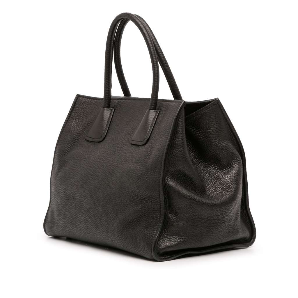 Prada Vitello Daino Front Pocket Tote - 2