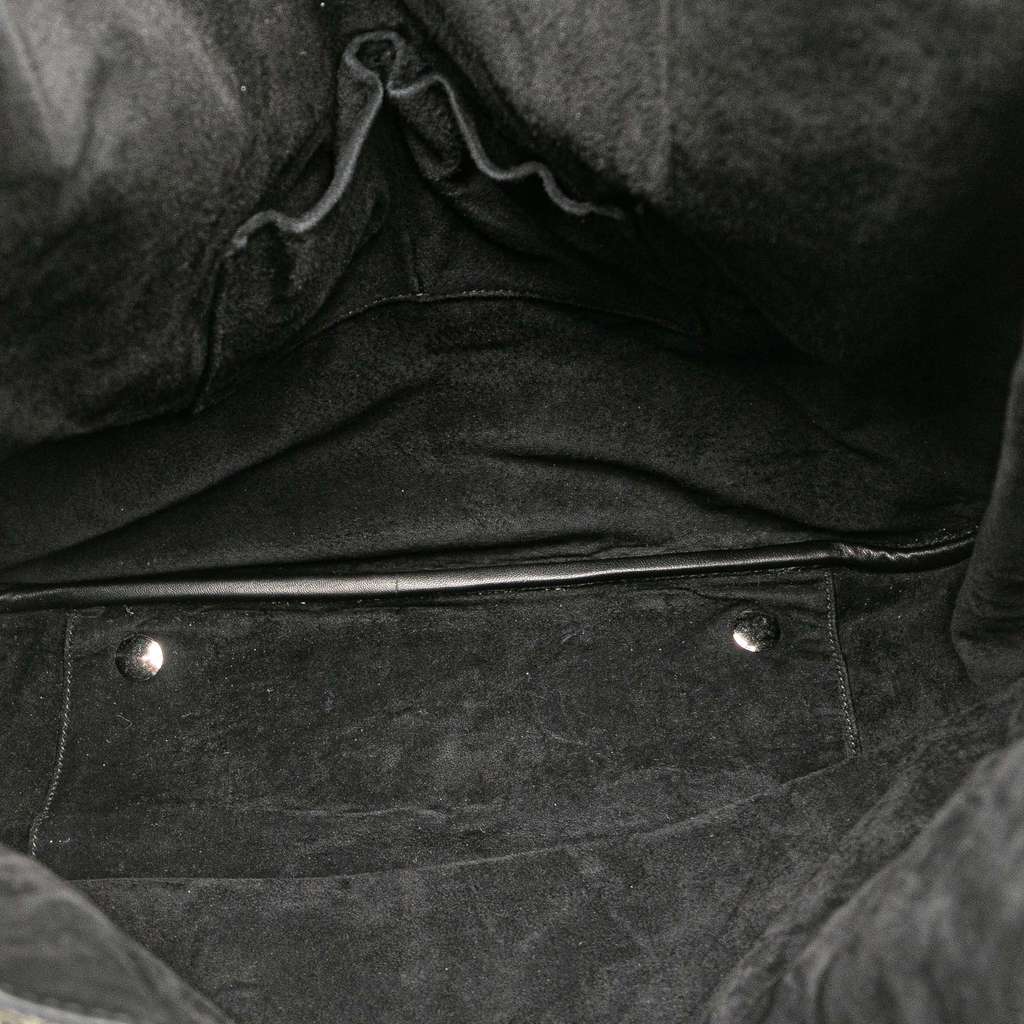 Saint Laurent Medium Leopard Print Calf Hair Roady Hobo - 4