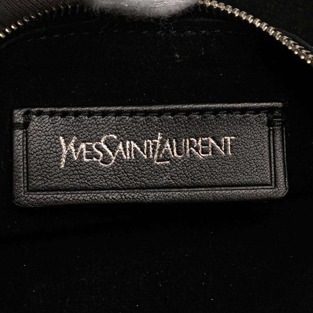 Saint Laurent Medium Leopard Print Calf Hair Roady Hobo - 5