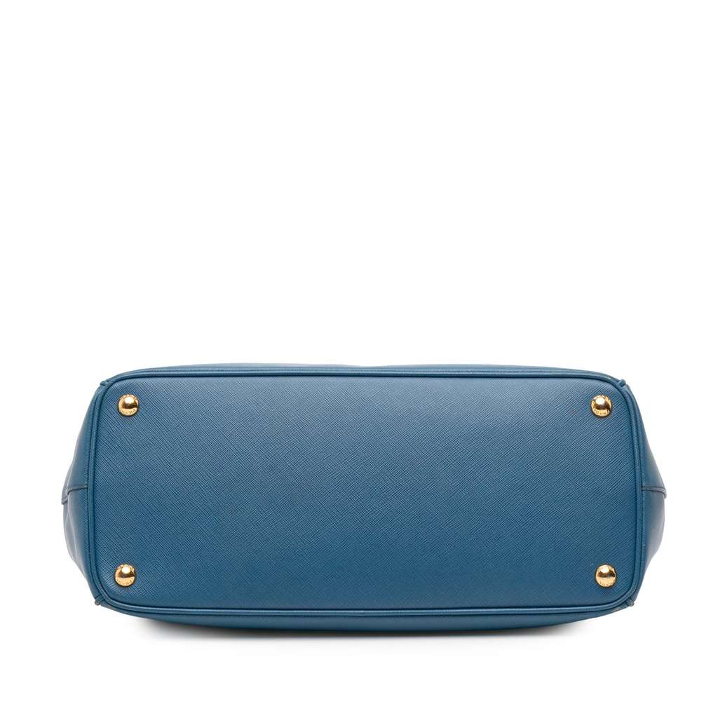 Prada Medium Saffiano Lux Galleria Double Zip Satchel - Image 6