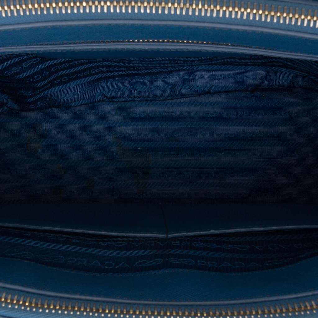 Prada Medium Saffiano Lux Galleria Double Zip Satchel - 4