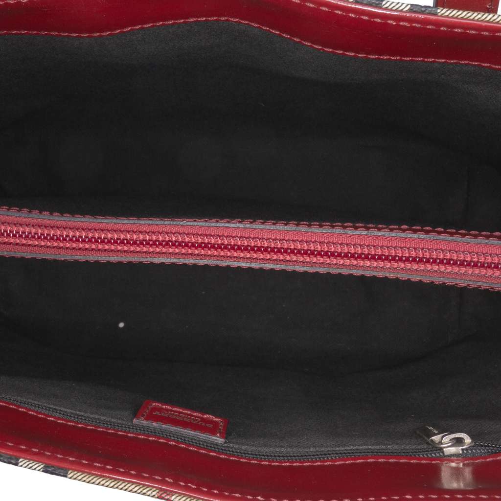 Burberry Haymarket Check Coated Canvas Tote - 4