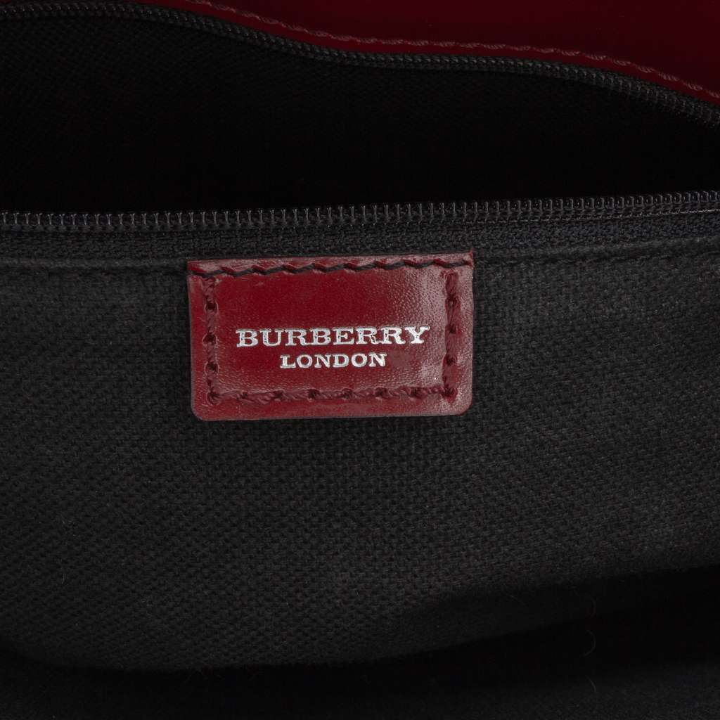 Burberry Haymarket Check Coated Canvas Tote - 5
