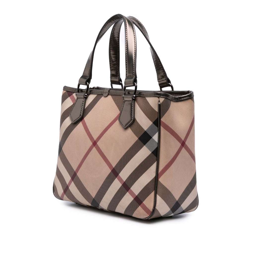 Burberry Supernova Check Coated Canvas Tote - 2