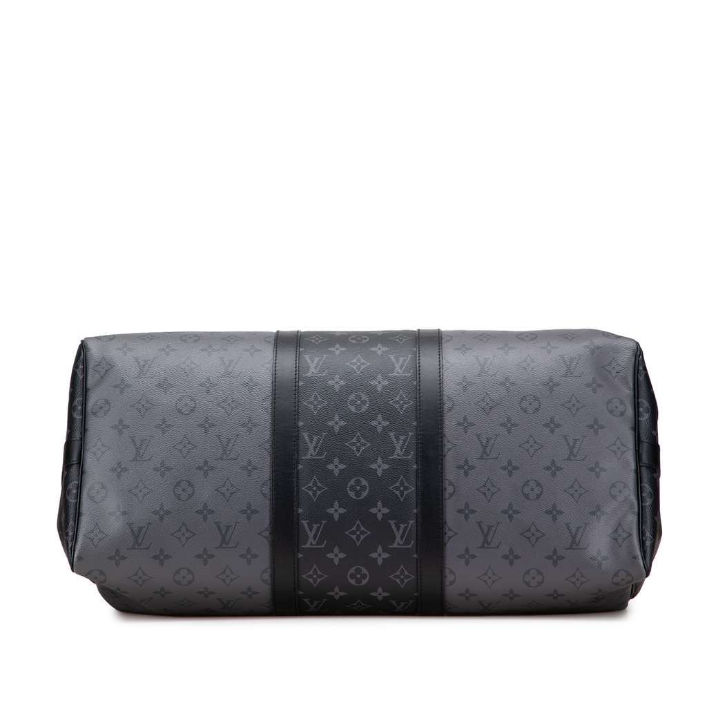 Louis Vuitton Monogram Eclipse Reverse Keepall Bandouliere 50 - Image 6