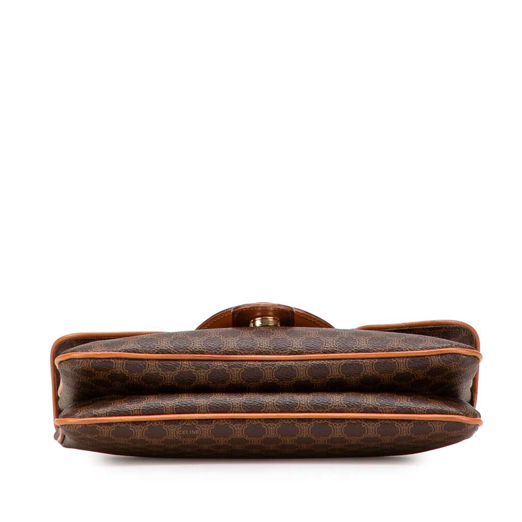 Celine Macadam Coated Canvas Clutch - Image 6