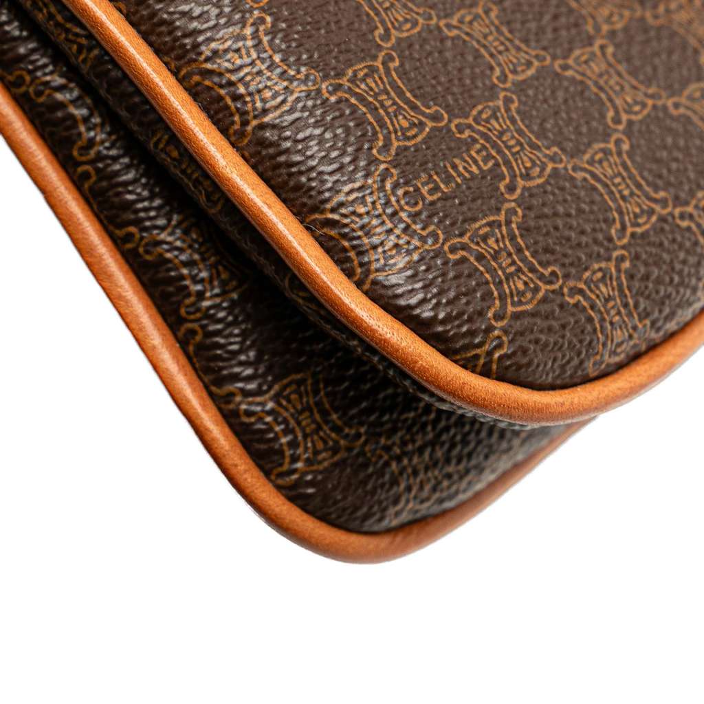 Celine Macadam Coated Canvas Clutch - Image 10