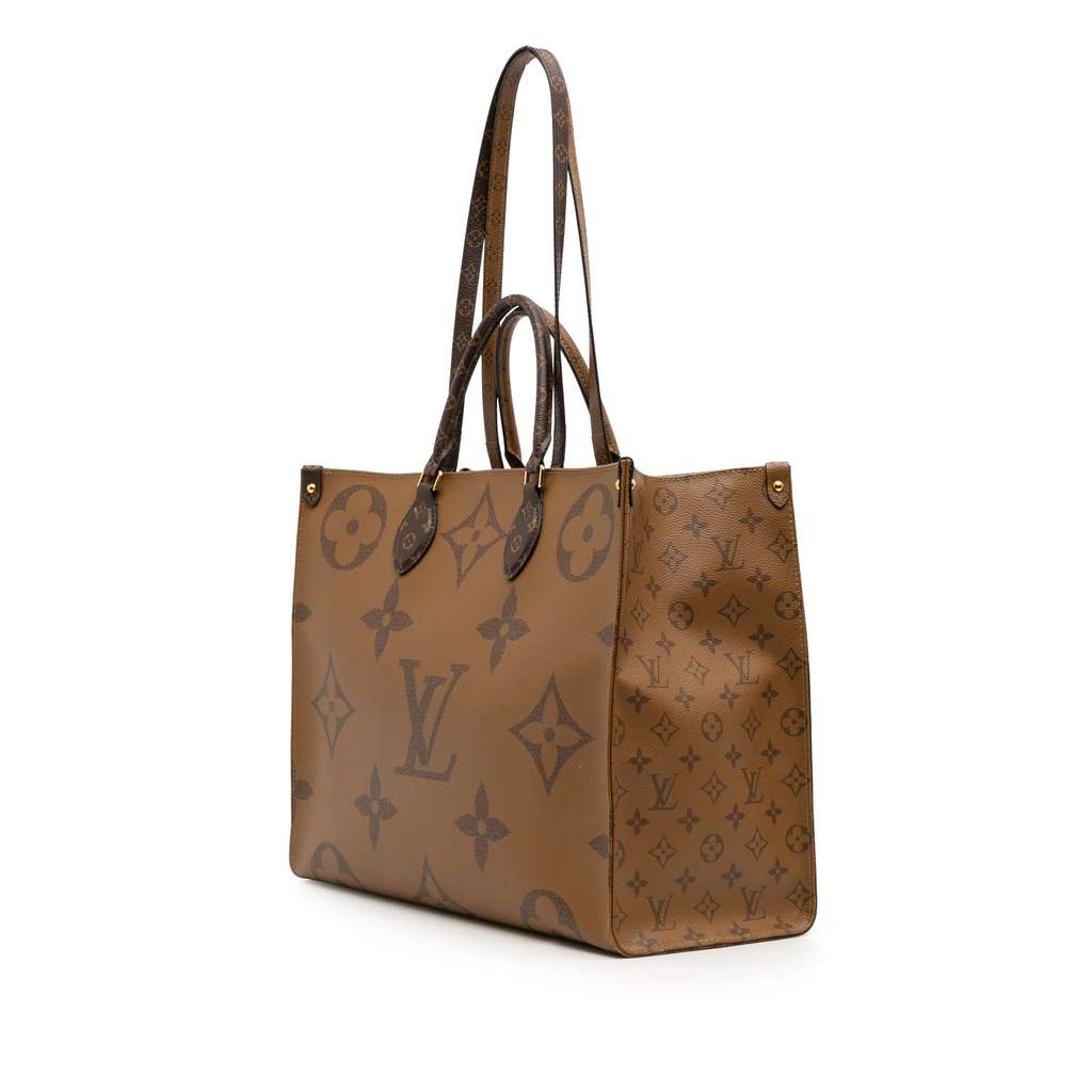 Louis Vuitton Monogram Reverse Giant OnTheGo GM - Back view