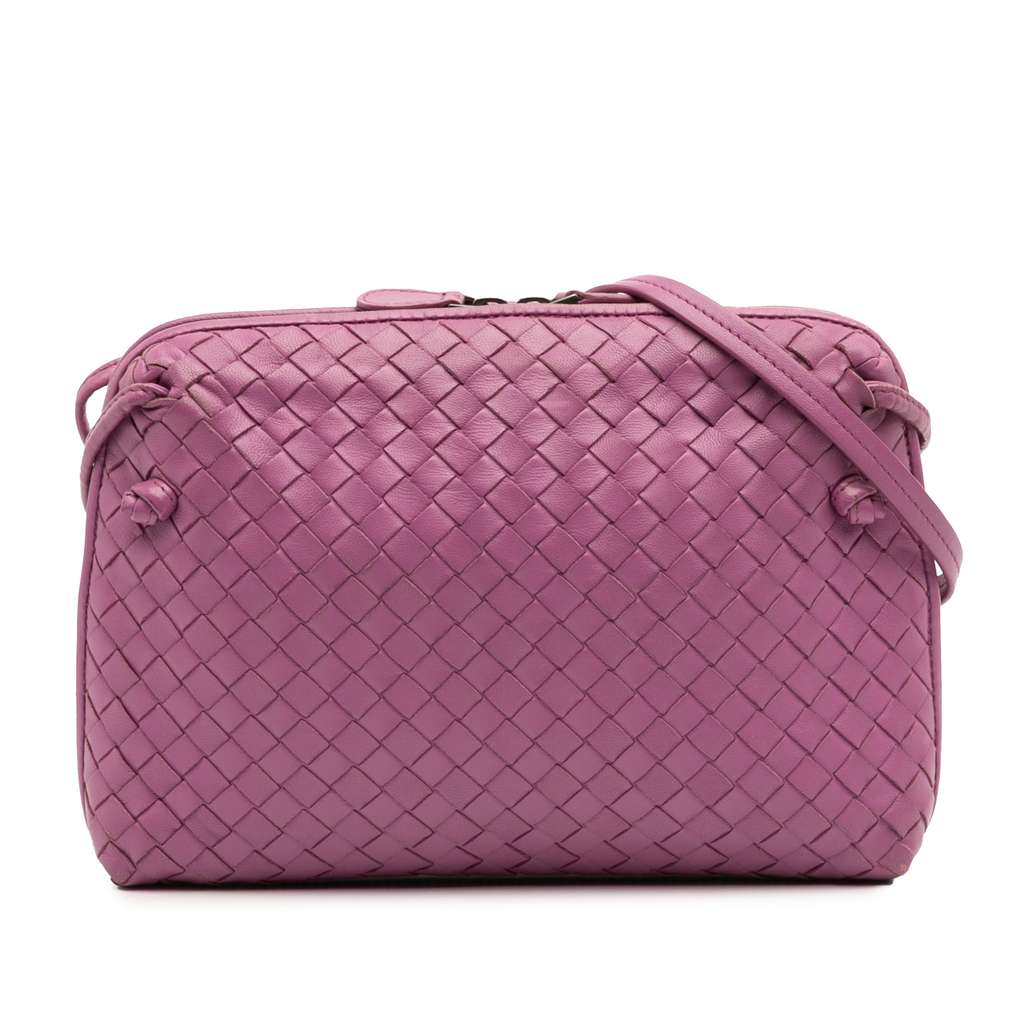 Bottega Veneta Nappa Intrecciato Nodini Crossbody