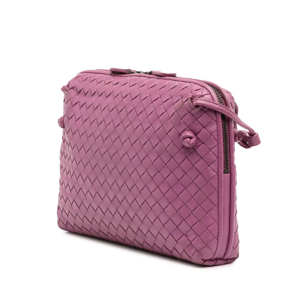Bottega Veneta Nappa Intrecciato Nodini Crossbody - Back view