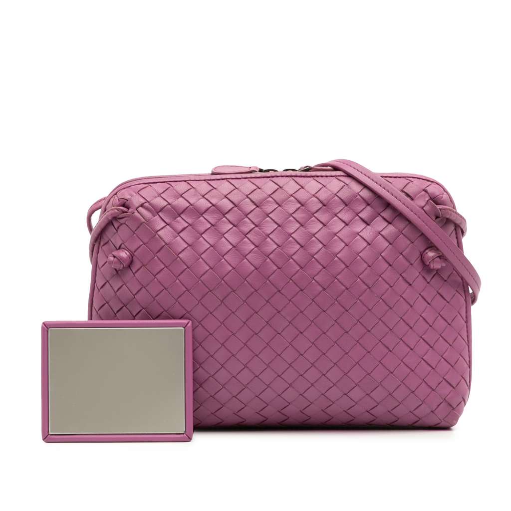 Bottega Veneta Nappa Intrecciato Nodini Crossbody - Image 15