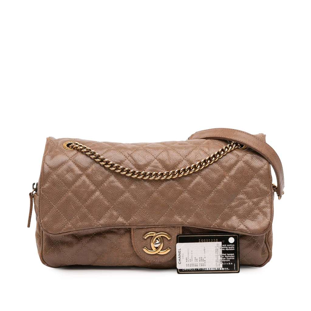 Chanel Large Quilted Caviar Shiva Flap - Image 15