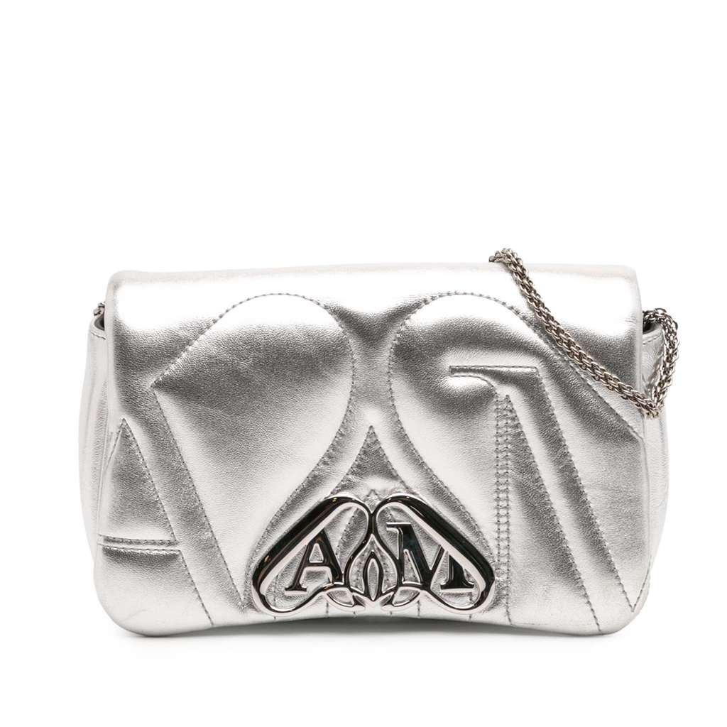 Alexander Mcqueen Mini Lambskin The Seal Chain Crossbody
